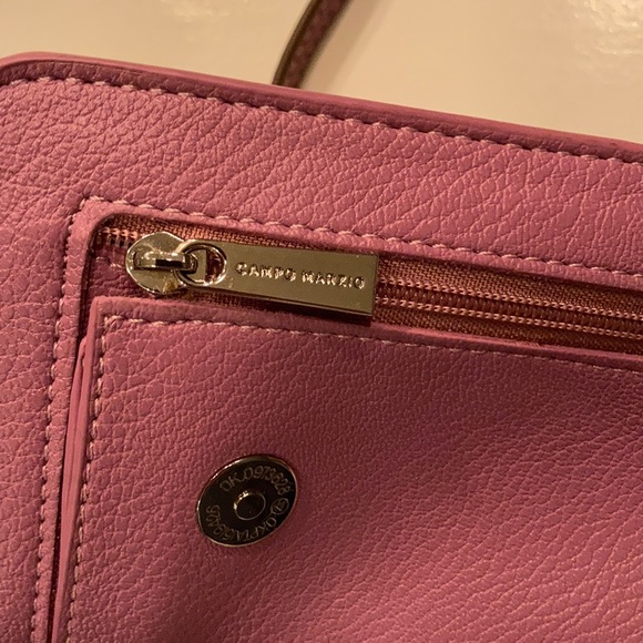 CAMPO MARZIO Luxury Leather single or Cross Body / Wallet - Travel, Minimalist - Picture 3 of 7